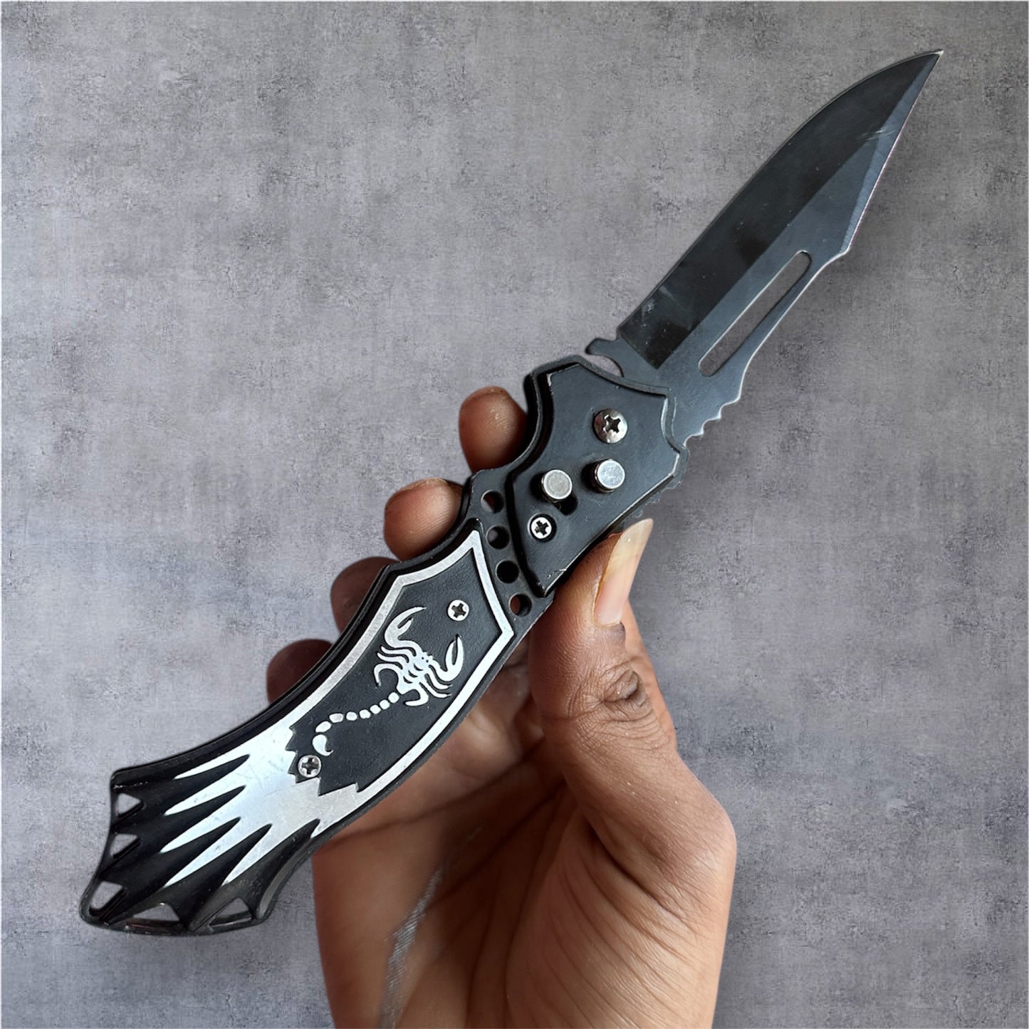Army camping 🏕️ button knife ￼ small size  ￼